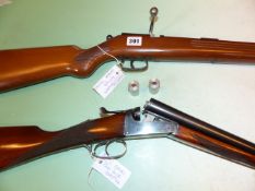 SHOTGUN- SABEL 12G S/S BLNE. SERIAL NUMBER PG95944 ( ST.NO. 3202) TOGETHER WITH A MANUARM .410