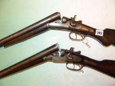 SHOTGUN (STOCK AND ACTION ONLY) UN-NAMED 12G S/S HAMMER ACTION SERIAL NUMBER 7328 (ST.NO.3205)