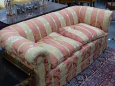 A late Victorian Chesterfield settee