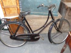 A Vintage Raleigh ladies bicycle