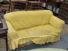 A 19th.c.Chesterfield settee