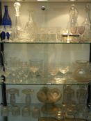 A collection of 19th.c.and later glassware