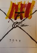 Antoni Tapies (1923-2012) Spanish (ARR), Poems from the Catalan, with poetry by Joan Brossa, the