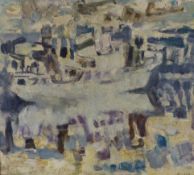 Alexandre Sacha Garbell (1903-1970) French/Latvian (ARR), Abstract village scene, signed, oil on