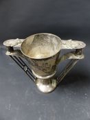 A silver two handled trophy. Chester 1913. 10ozs