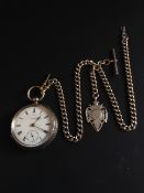 A gentleman's silver pocket watch by J G Graves of Sheffield 'The Express'. English lever and a