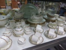 A Wedgwood Cavendish pattern bone china part dinner and tea service. (approx. 110 pieces)