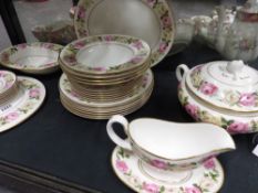 A Royal Worcester Royal Garden china part dinner service to include plates of varying size,etc