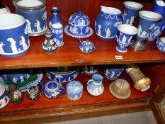 A collection of various Wedgwood pottery and Jasper ware