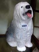 A Beswick pottery figure of a sheep dog. 30cm high