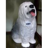 A Beswick pottery figure of a sheep dog. 30cm high