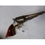 PISTOL- EURO ARMS- "REMINGTON NEW ARMY" MODEL .36 PERCUSSION SERIAL NUMBER 114660 (ST NO 3221)