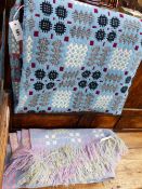 TWO WELSH BLANKETS