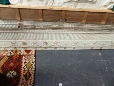 THREE ADAMS STYLE CARVED ARCHITRAVE PANELS.
