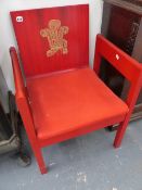 A PAIR OF 1960'S REMPLOY PRINCE OF WALES INVESTITURE CHAIRS.