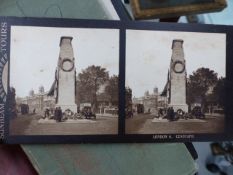 SIX SETS OF SUNBRAY TOURS STEREOSCOPE CARDS. "VIEWS ALL OVER THE WORLD".
