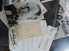 AUTOGRAPH OF WING COMMANDER BOB STANFORD TUCK DSO,DFC,RAF (RAF SPITFIRE PILOT) SIGNED AND
