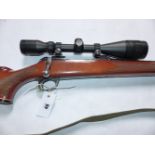 RIFLE- BSA BOLT ACTION .270 WIN. SERIAL NUMBER 8P5903 (ST NO 3232) COMPLETE WITH SCOPE.
