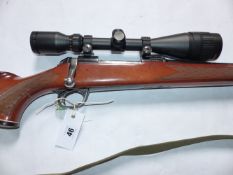 RIFLE- BSA BOLT ACTION .270 WIN. SERIAL NUMBER 8P5903 (ST NO 3232) COMPLETE WITH SCOPE.