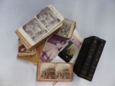 A LARGE COLLECTION OF PHOTOGRAPH AND STEREO VIEWS TO INCLUDE INDIA,ETC.