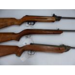 THREE VARIOUS AIR RIFLES