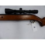 .22 BSA AIR SPORTER WITH 9x40 SCOPE AND SUPPRESSOR