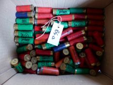 VARIOUS 12 BORE CARTRIDGES.