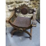 A BAROQUE STYLE CHAIR
