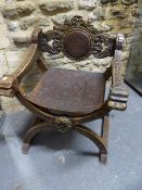 A BAROQUE STYLE CHAIR