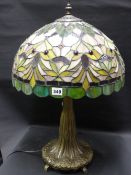 A TIFFANY STYLE LAMP