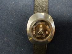 A GENTS DIASTAR TUNGSTER AUTOMATIC WRIST WATCH