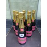 SIX BOTTLES 375CL PIPER-HEIDSIECK ROSE SAUVAGE CHAMPAGNE