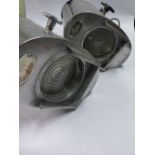 PAIR OF FURSE POLISHED THEATRE LIGHTS