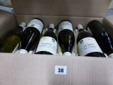 TWELVE BOXED CASE 2013 SAINT AUBIN PREMIER CRU "SUR GAMAY"