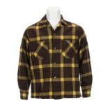 ELVIS PRESLEY PLAID WOOL SHIRT •