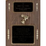 JERRY LEE LEWIS PLAQUES o