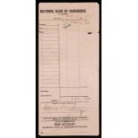 ELVIS PRESLEY 1955 DEPOSIT SLIP •