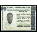 PELÉ 2010 BRAZIL DRIVING LICENSE