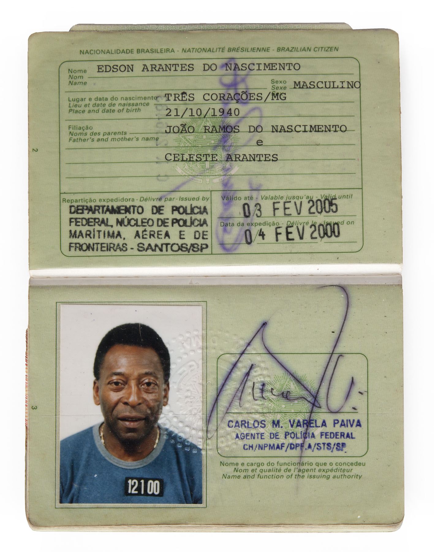 PELÉ 2000-2005 BRAZIL PASSPORT - Image 3 of 3