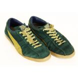 PELÉ 1970s WORN PUMA BRAZIL-THEMED SHOES