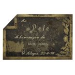 PELÉ APRIL 25,1974, AUDIO CASSETTE RECORDING OF GOALS