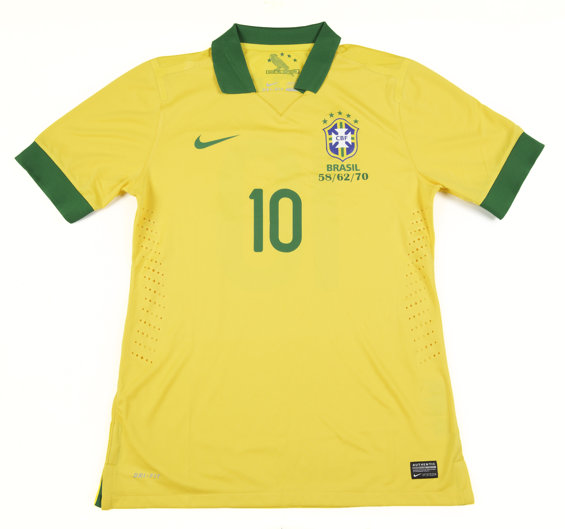 PELÉ 2015 BRAZIL NATIONAL TEAM JERSEY - Image 2 of 2