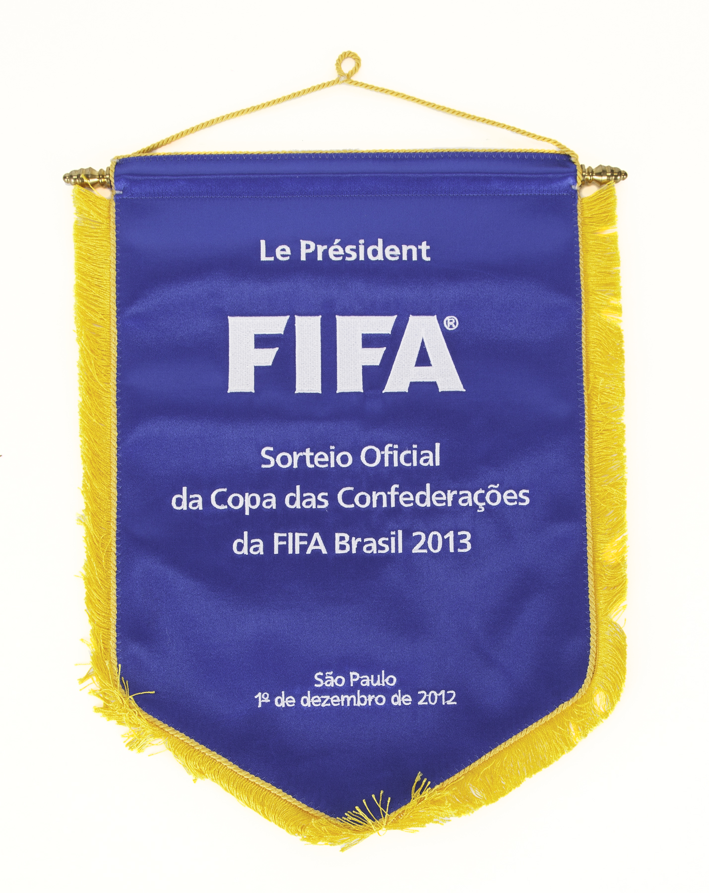 PELÉ 2013 FIFA CONFEDERATIONS CUP DRAW BANNER