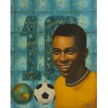 PELÉ AUGUST 6, 1971, TRIBUTE PORTRAIT