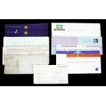 PELÉ AIRLINE TICKETS AND BOARDING PASSES