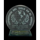 PELÉ 1999 SPORTSMAN OF THE WORLD TROPHY