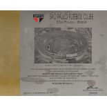 PELÉ DECEMBER 8, 1995, SÃO PAULO FOOTBALL CLUB PLAQUE