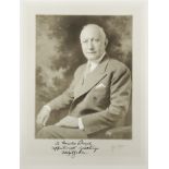 ADOLPH ZUKOR PHOTOGRAPH SIGNED TO HAROLD LLOYD