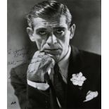 BORIS KARLOFF PHOTOGRAPH SIGNED TO HAROLD LLOYD