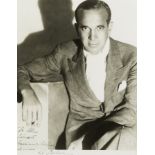 AL JOLSON PHOTOGRAPH SIGNED TO HAROLD LLOYD